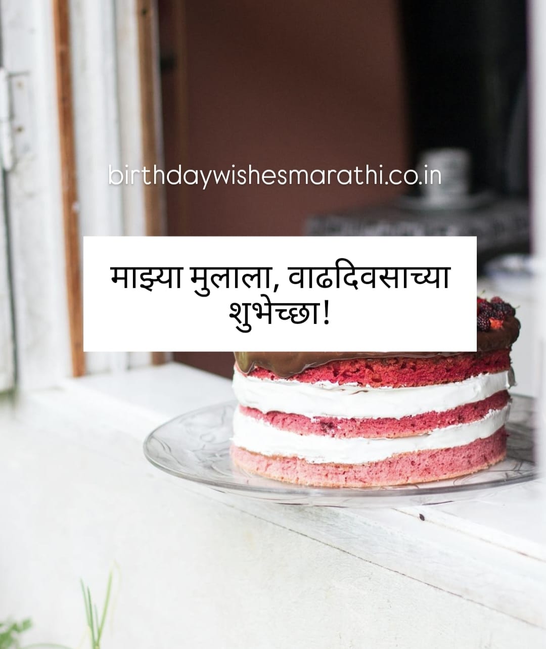 Birthday Wishes for Son Marathi